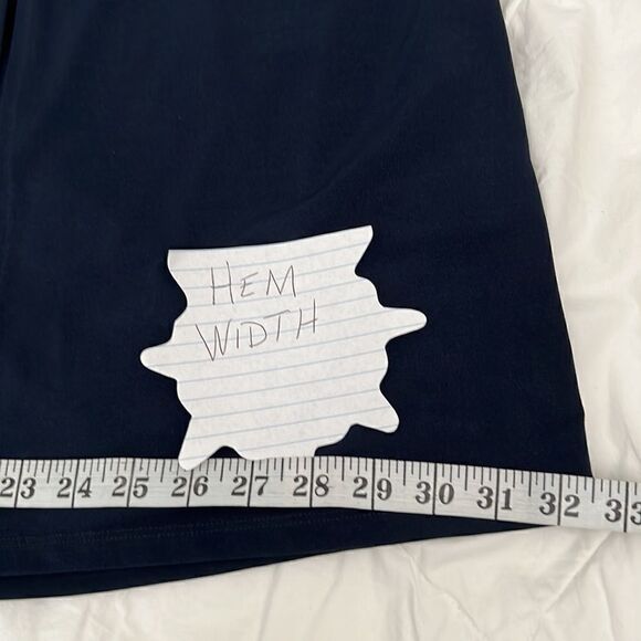 Gorgeous Micheal Kors navy blue sleeveless maxi white beads around neck & waist - Picture 7 of 16